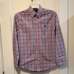 Ralph Lauren Boys Black Label Multicolor Plaid Button-Down Shirt
